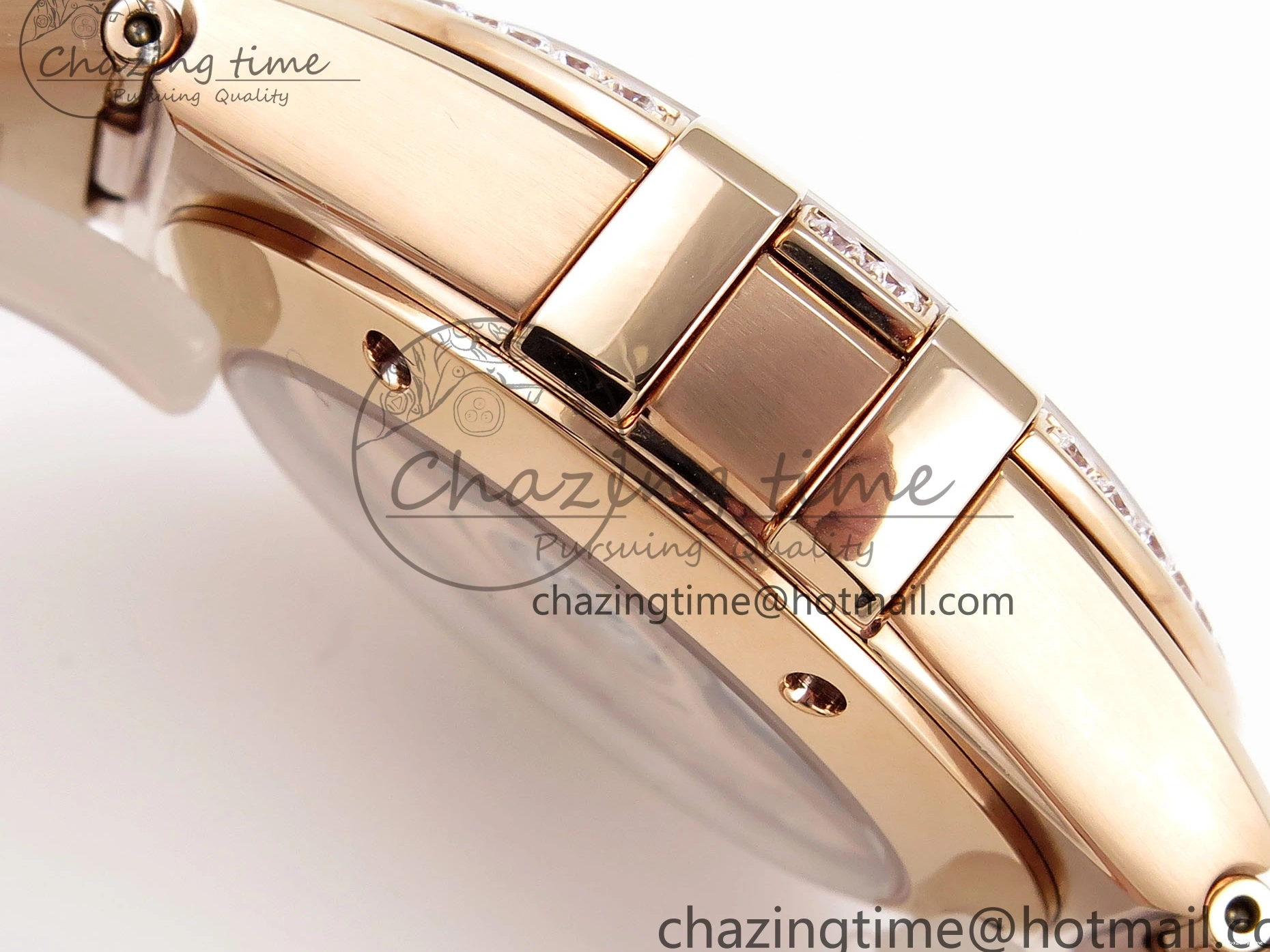 0511 Soft Constellation 39mm RG Diamonds Bezel ASWF 1:1 Best Edition White Dial on RG Bracelet A 7783